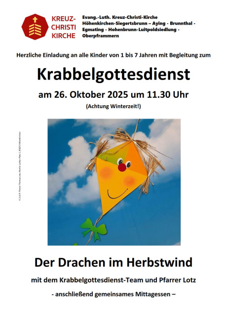 Krabbelgottesdienst Oktober 2025