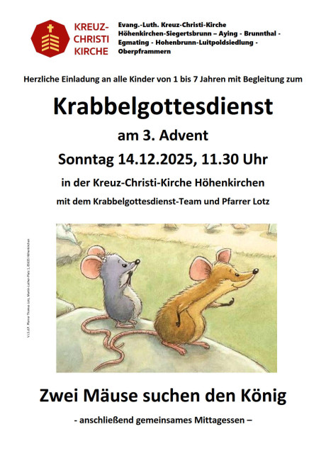 Krabbelgottesdienst 14.12.2025