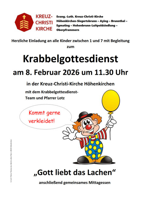 Krabbelgottesdienst 8. Februar 2026