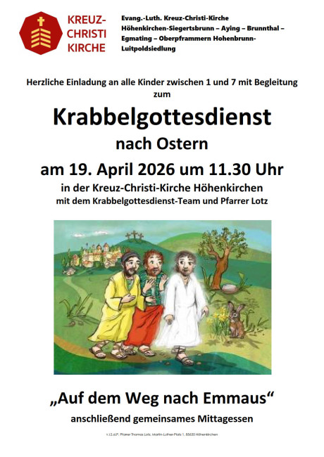 Krabbelgottesdienst Ostern 2026