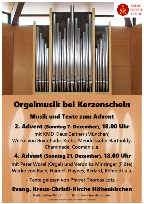 Orgelmusik bei Kerzenschein 2025